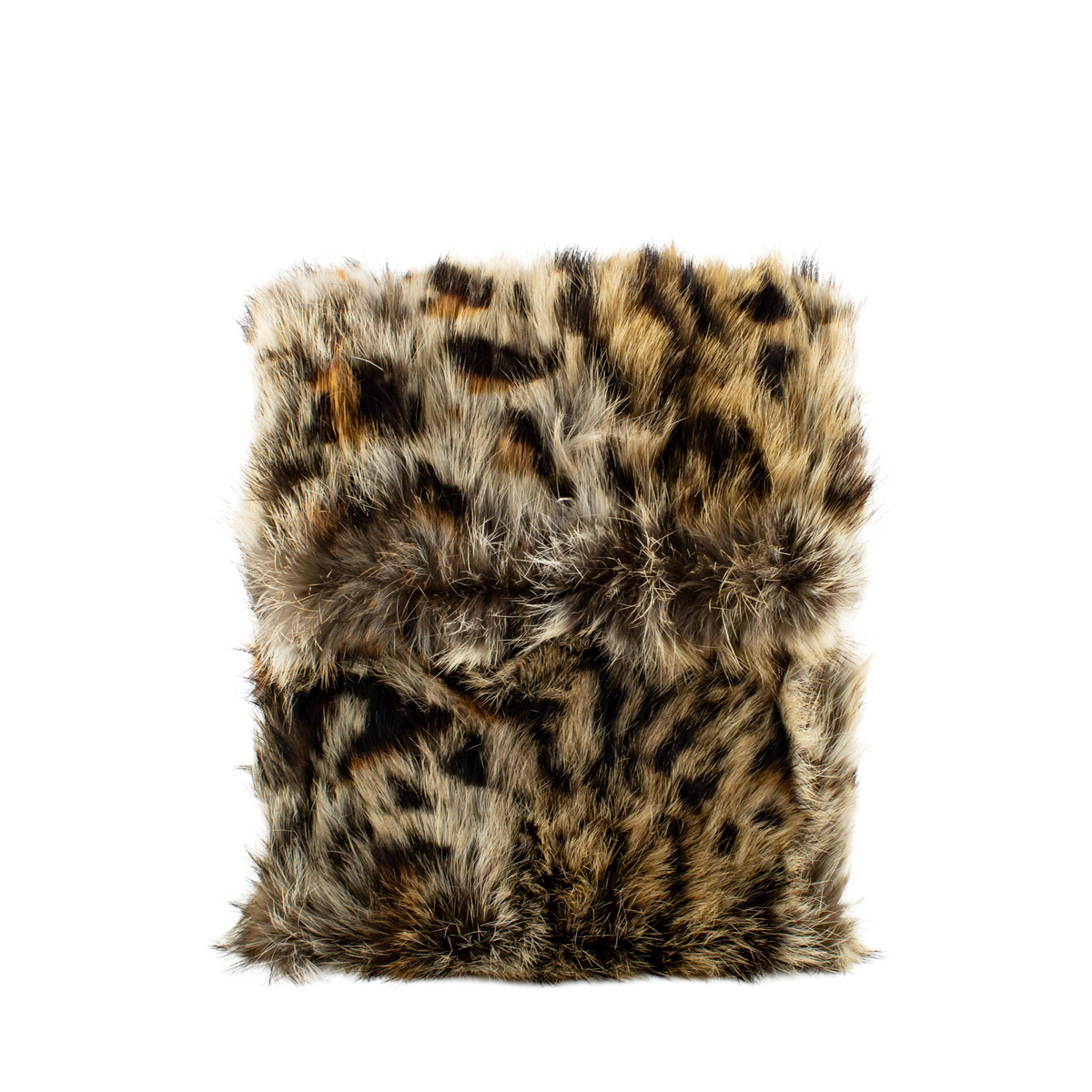 The Fauve Leopard Print Fur Handbag
