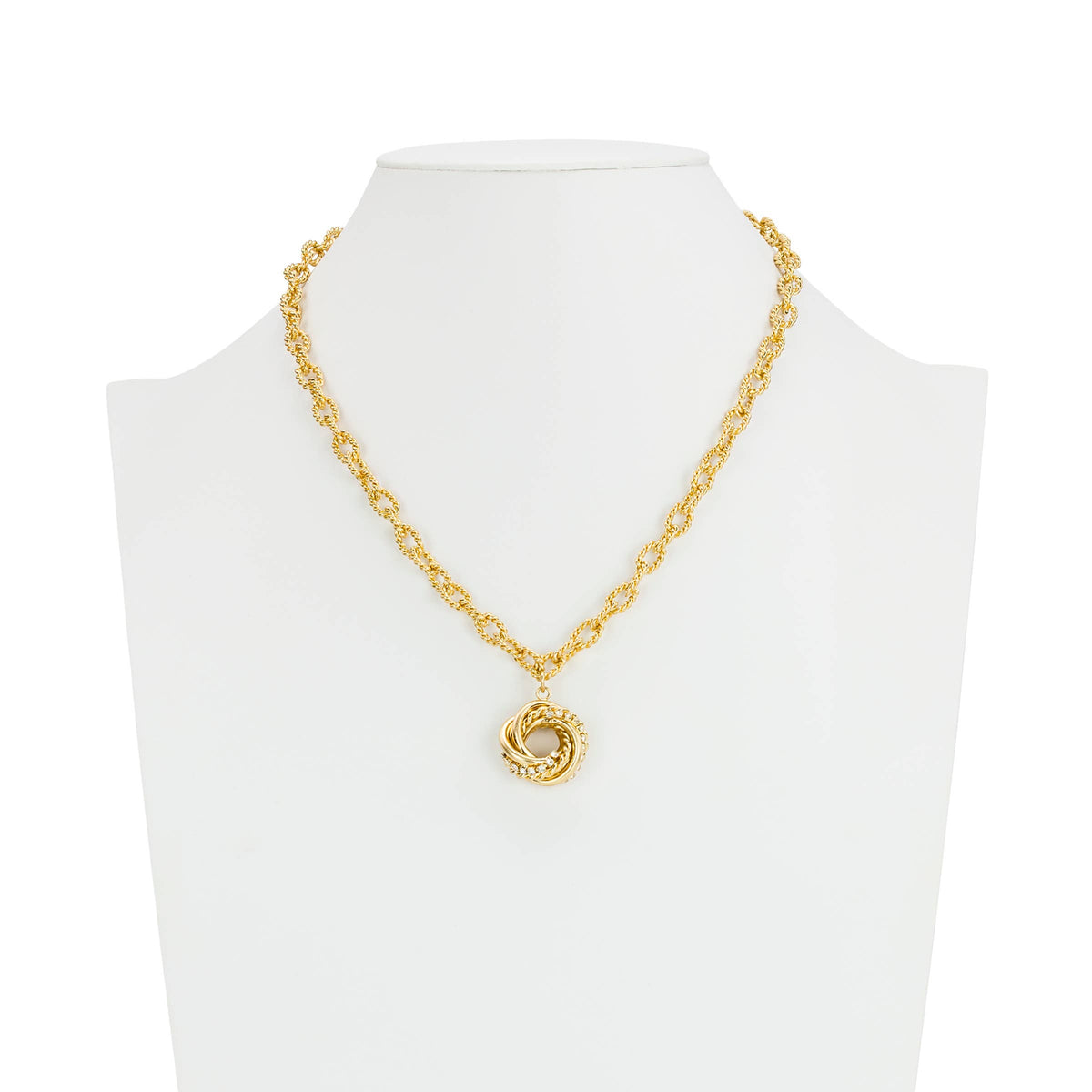 Rope Y Knot Necklace - Twisted Knot Collection