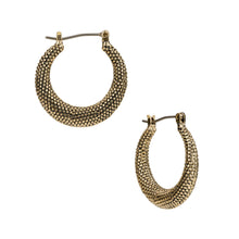 Gypsy Hoop Earrings - Caviar Collection