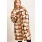 Brielle Plaid Sweater Coat