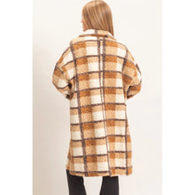 Brielle Plaid Sweater Coat