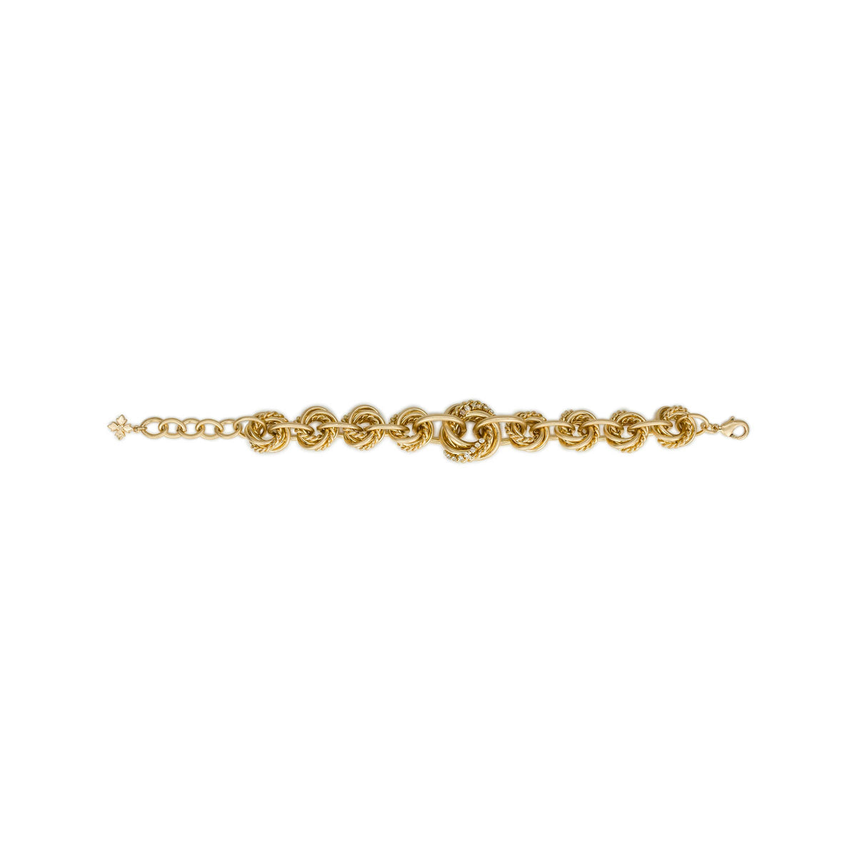 Twisted Knot Link Necklace - Twisted Knot Collection