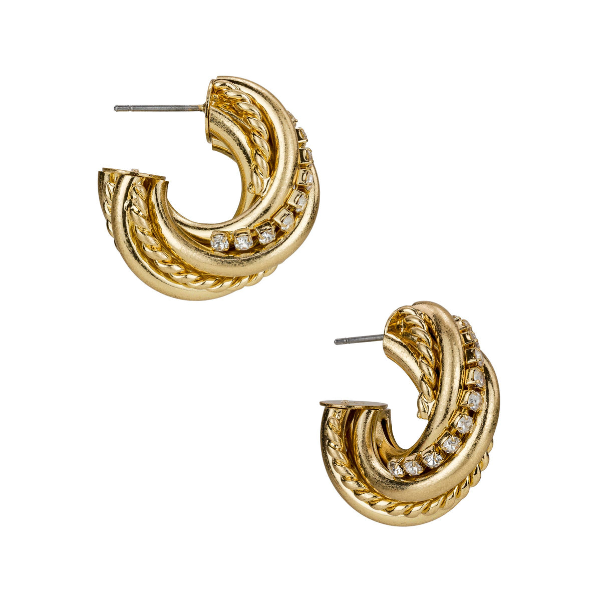 Hoop Earrings - Twisted Knot Collection
