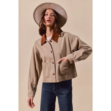 The Élan Corduroy Collar Jacket