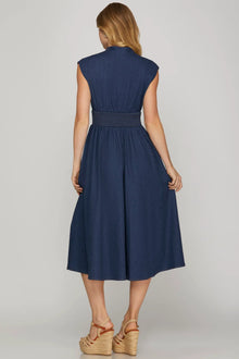 Blaire Denim Midi Dress
