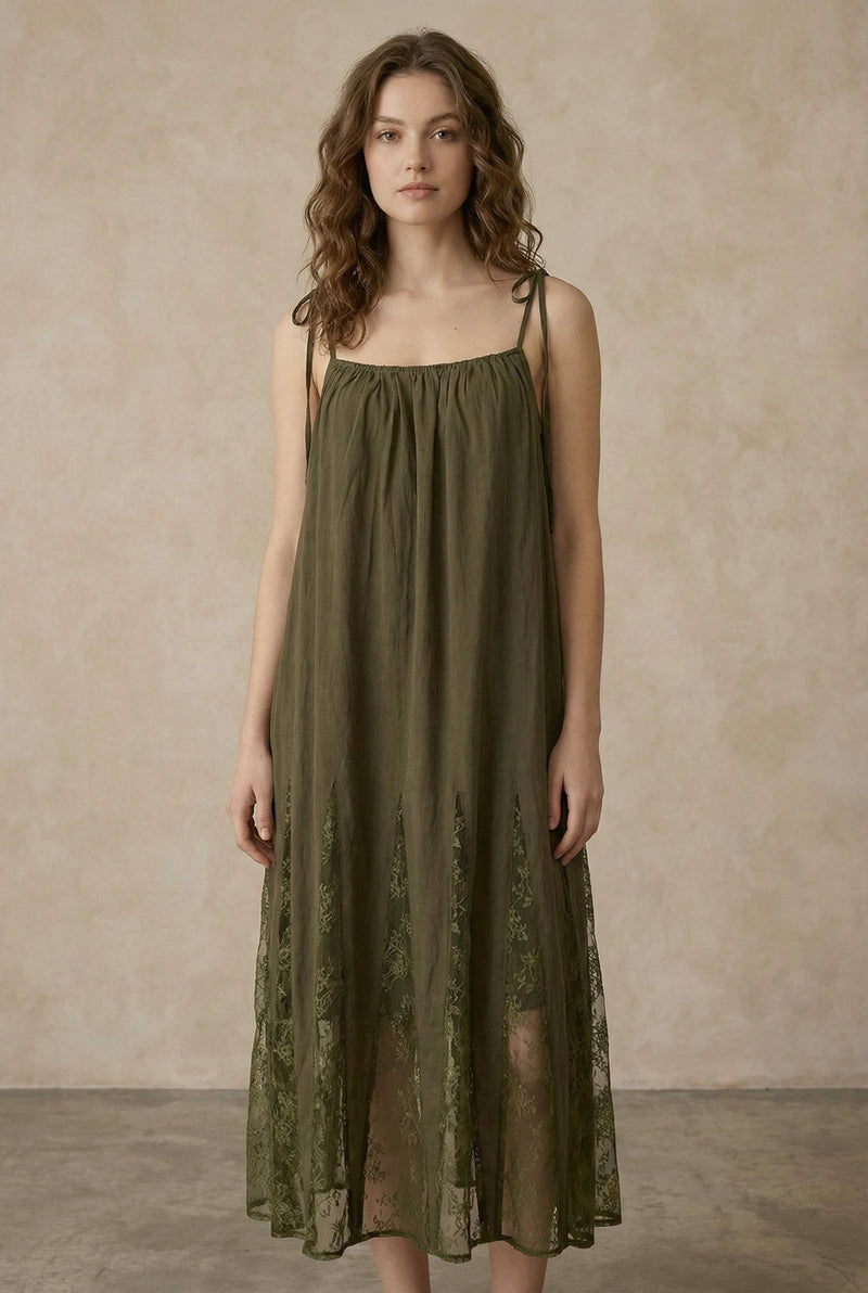 Liora Lace Midi Dress