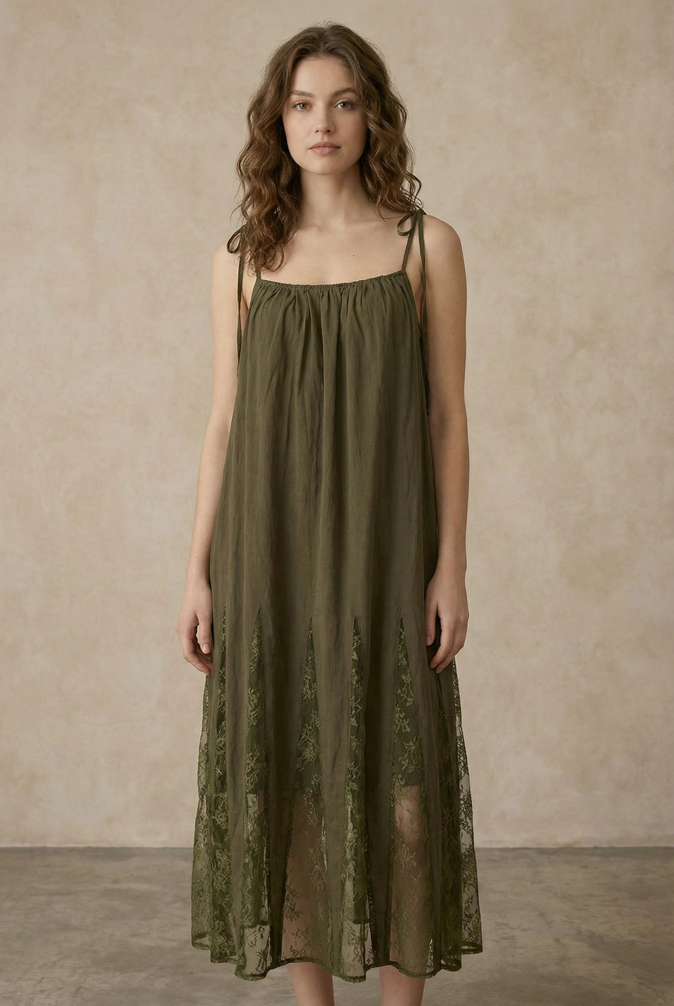 Liora Lace Midi Dress