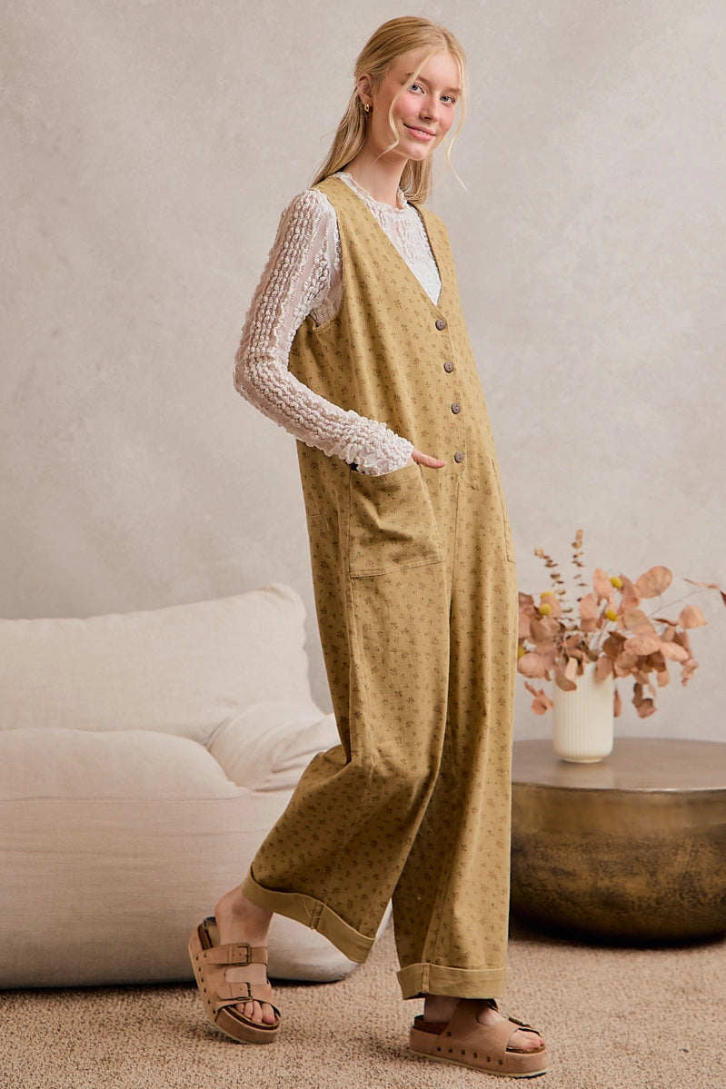 Margot Floral Jumpsuit