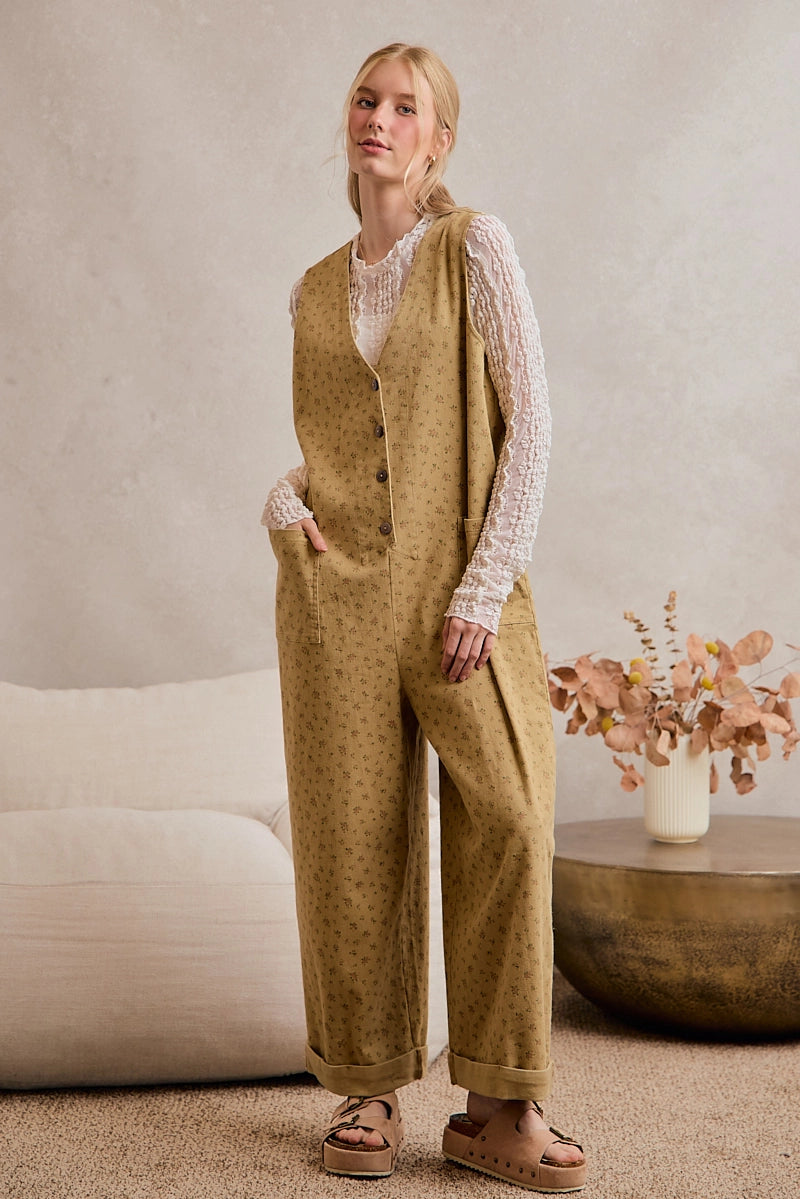 Margot Floral Jumpsuit