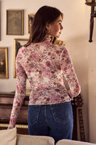 Juliette Floral Mesh Top