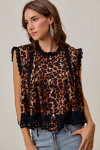 Colette Lace-Trim Blouse