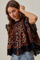 Colette Lace-Trim Blouse