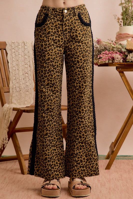 Valencia Leopard Flare Pants