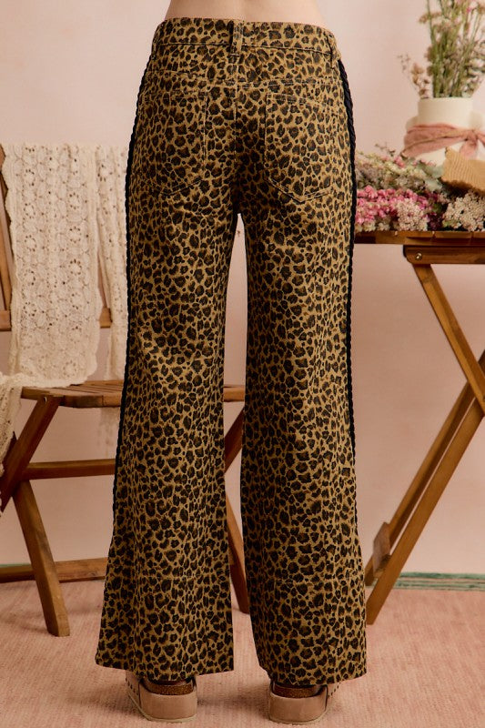Valencia Leopard Flare Pants