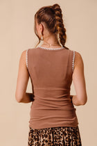 Monroe Contrast Knit Tank