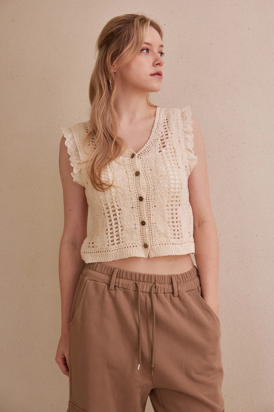 Camille Crochet Vest