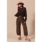 Leopard Barrel Jeans