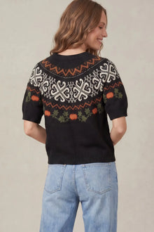 Harvest Embroidered Knit