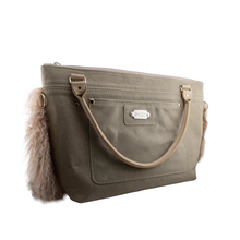 The Rosewood Mongolian Lamb Fur Handbag
