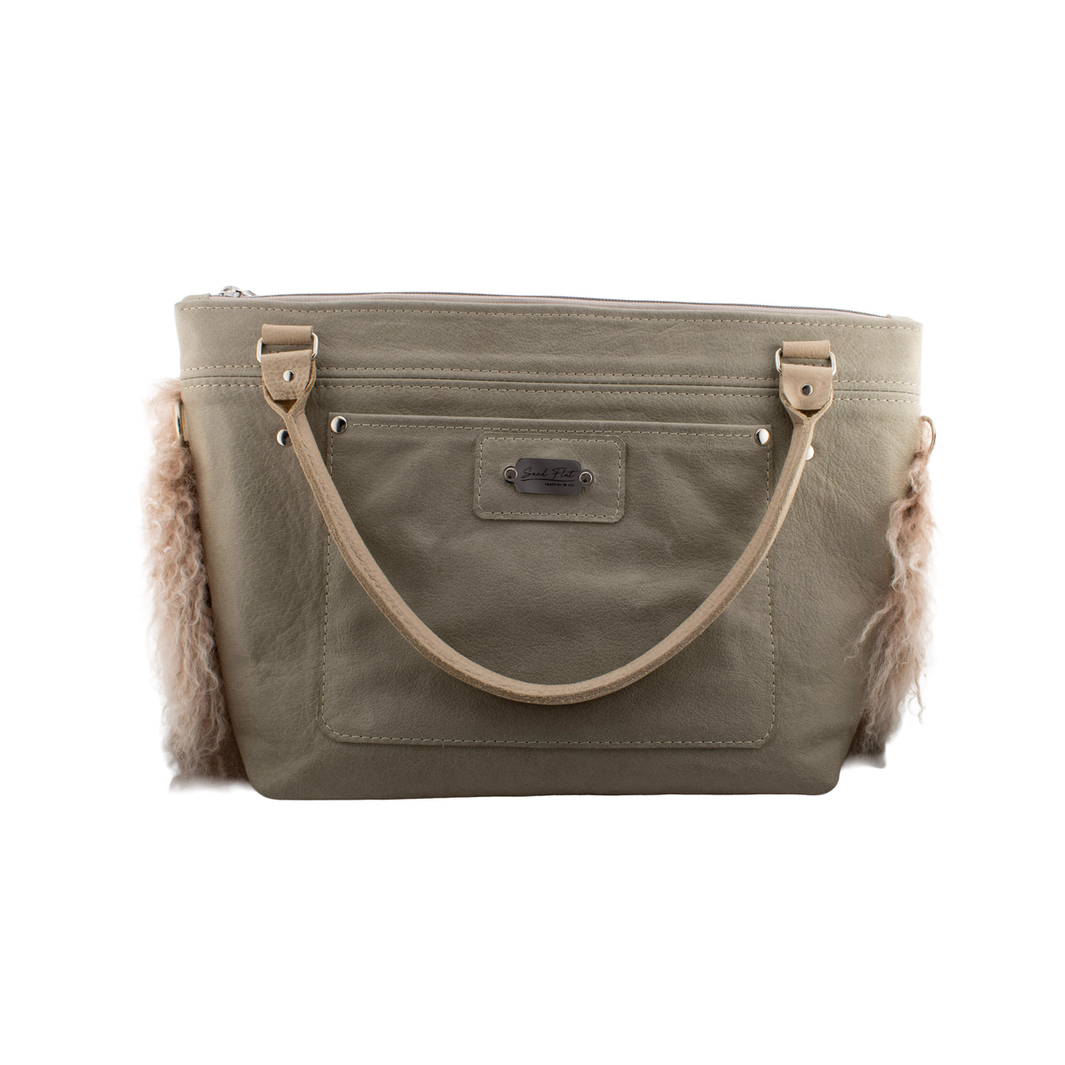 The Rosewood Mongolian Lamb Fur Handbag