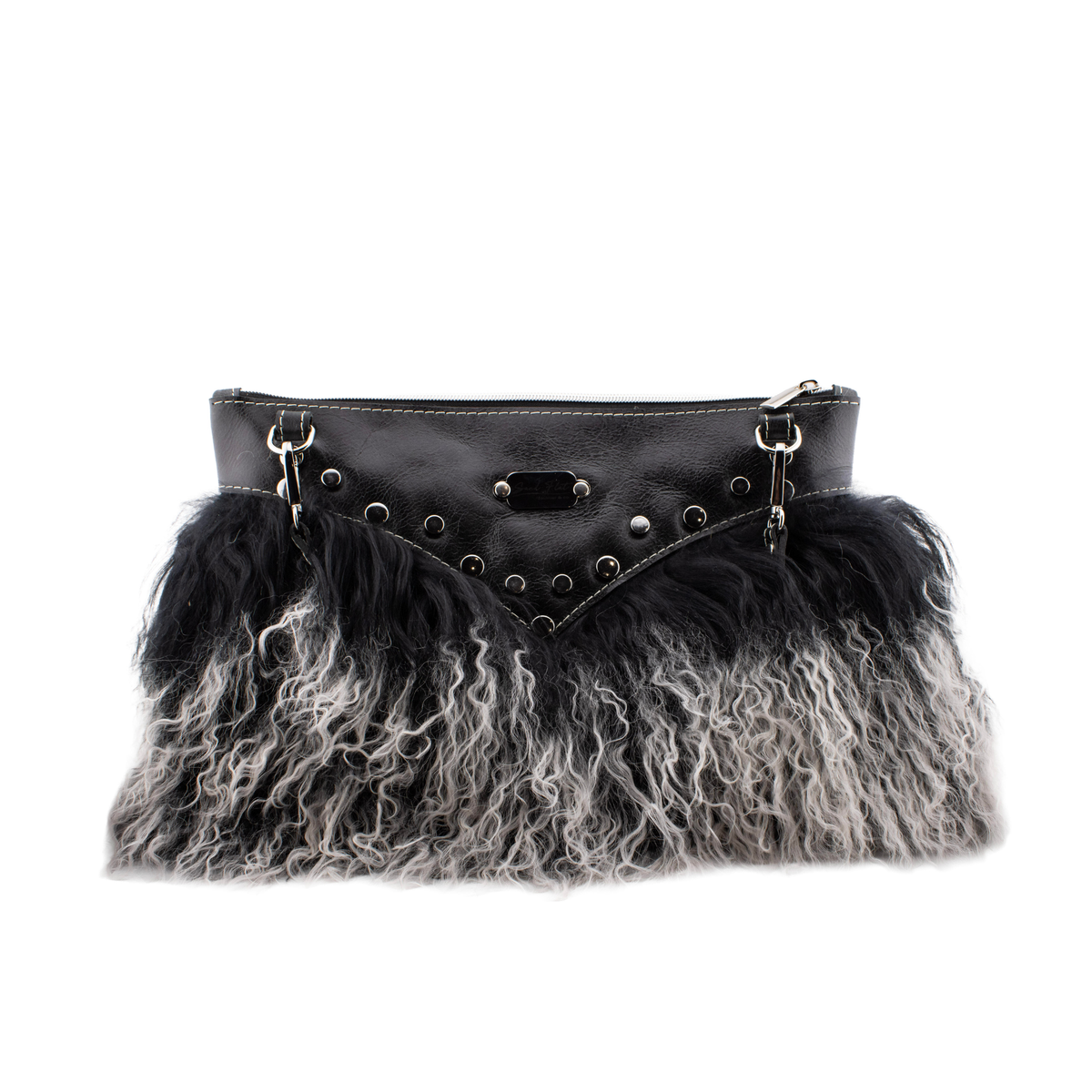 The Noir Mongolian Lamb Bag