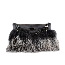 The Noir Mongolian Lamb Bag