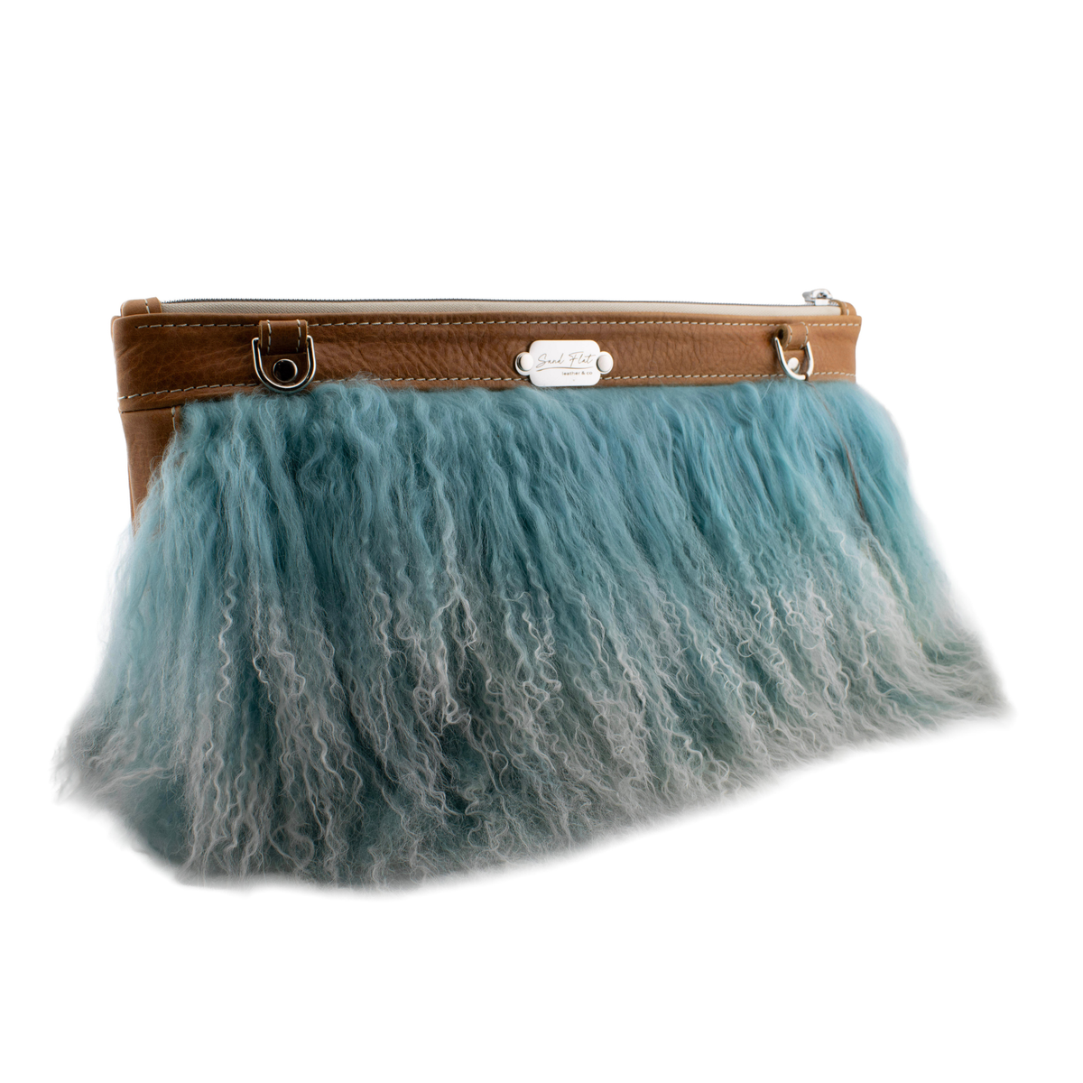 The Azure Mongolian Lamb Clutch