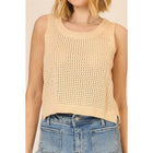 Elowen Open-Knit Sweater Tank