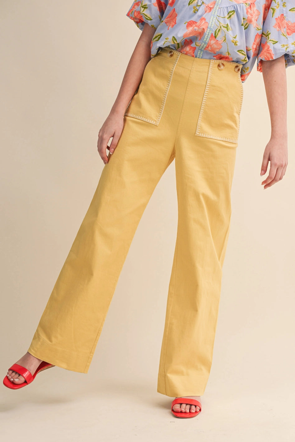 Paloma Patch Pocket Pants