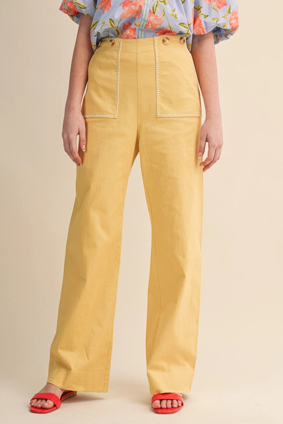 Paloma Patch Pocket Pants