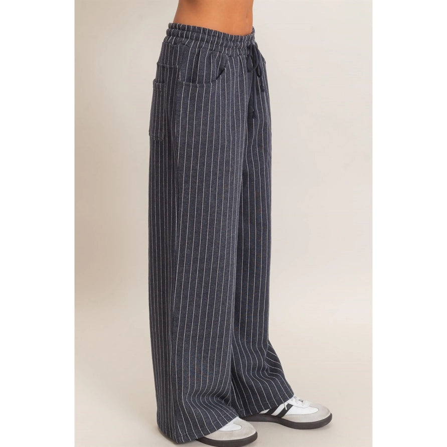 Monroe Pinstripe Lounge Set