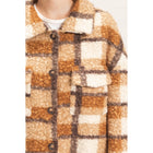 Brielle Plaid Sweater Coat