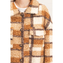 Brielle Plaid Sweater Coat