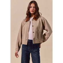 The Élan Corduroy Collar Jacket