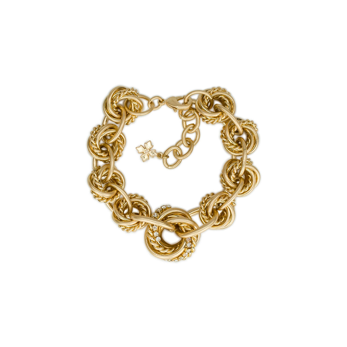 Twisted Knot Link Necklace - Twisted Knot Collection